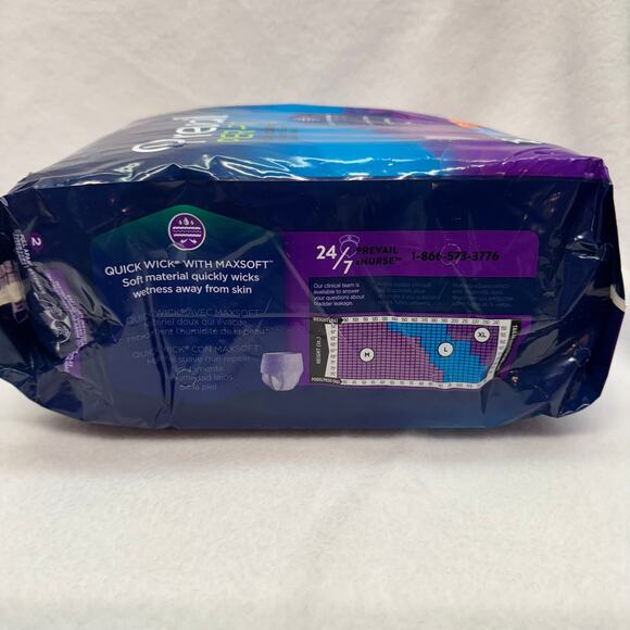 Prevail‎ Per Fit Women Large 36 Ct Disposable Diapers Underwear Extra Absorbency - Picture 2 of 3